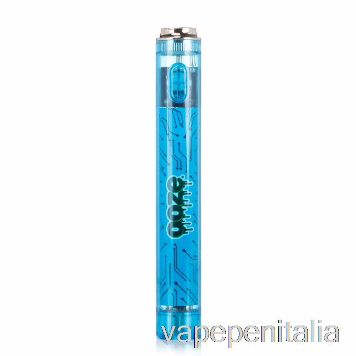 Vape In Italy Ooze Slim 400mAh Batteria Trasparente 510 Vape Blu Zaffiro